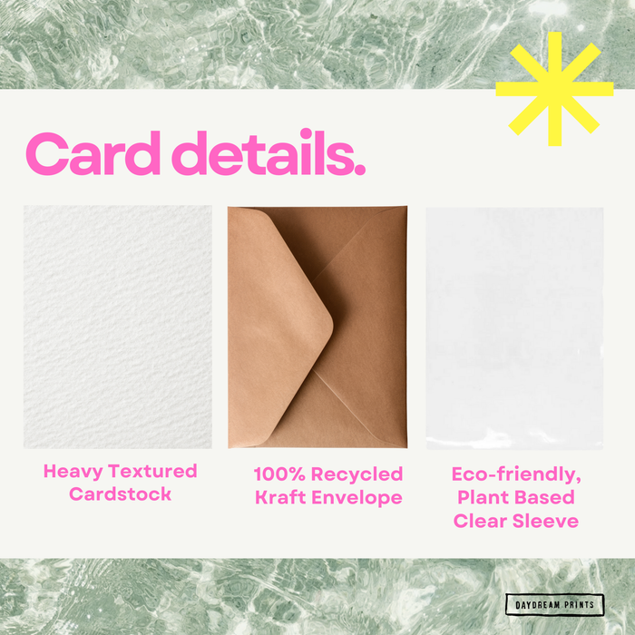 Muse Card | Friendship Card | Barbie Card | Pink Card