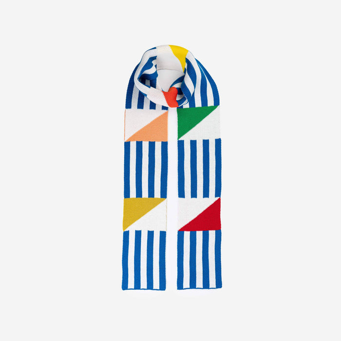 Sailboat Skinny Scarf: Black