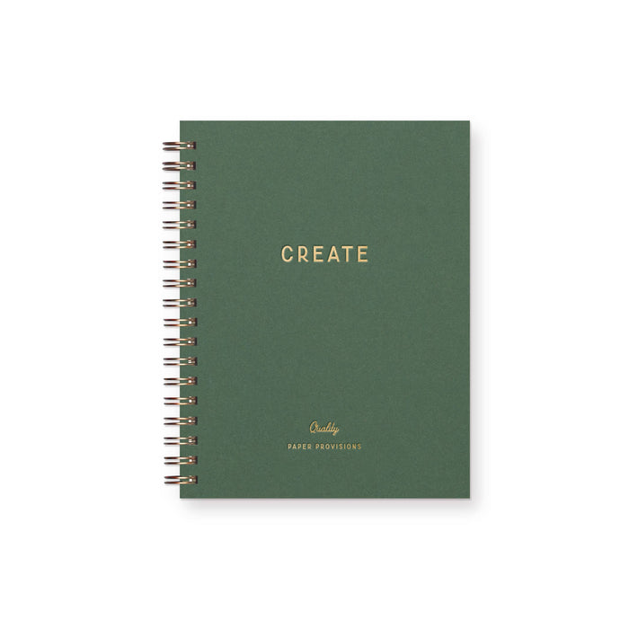 Signature Dot Grid Journal: Forest Green Cover | Gold Foil