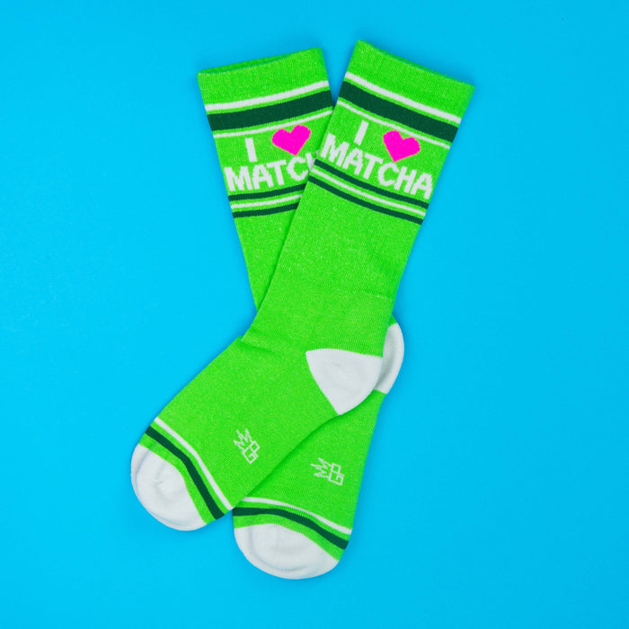 I ❤️ Matcha Gym Crew Socks