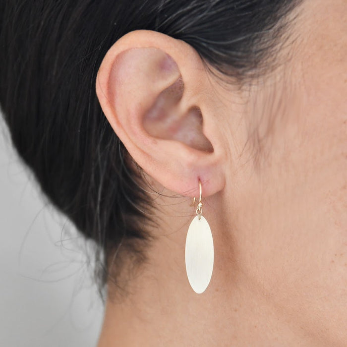 Solid Ovalong Earrings