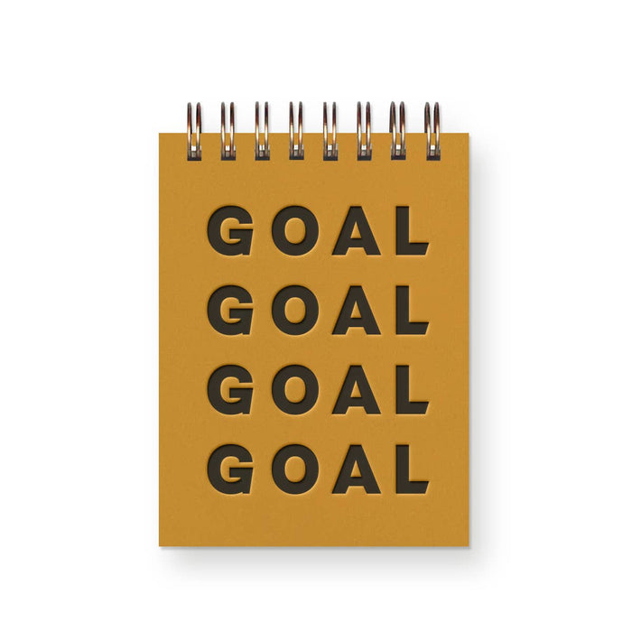 Goal x4 Mini Jotter Notebook: Moss