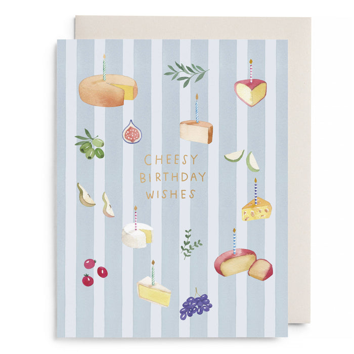 Cheesy Wishes Birthday Greeting Card
