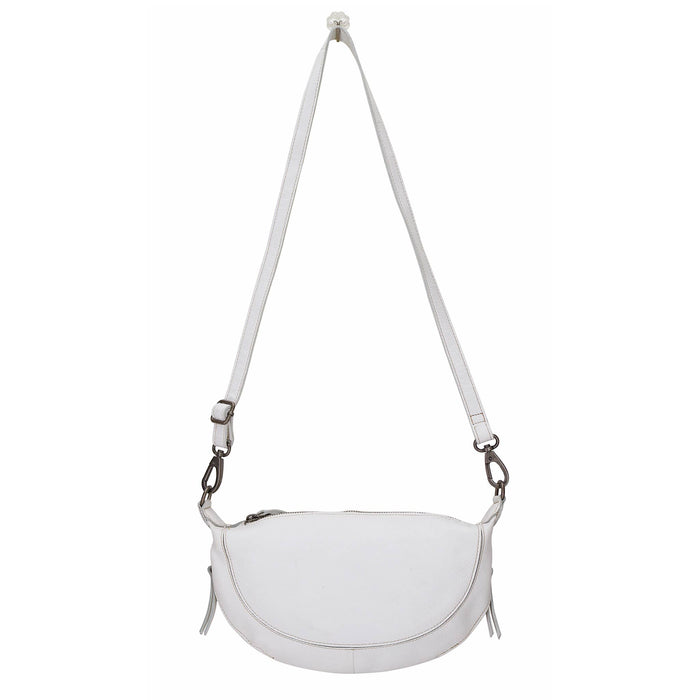 Crosby Handcrafted Leather Sling/Crossbody Bags: Grass