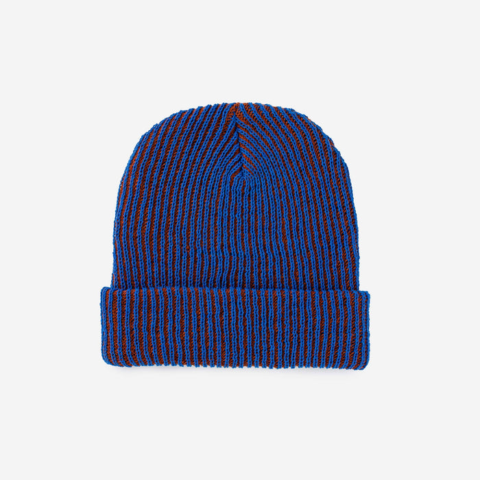 Simple Rib Knit Beanie: Moss Jade