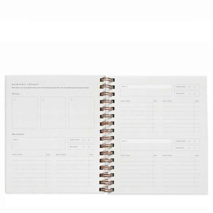 Quarterly Overview Planner | LTD Edition Colors // Undated: Clay