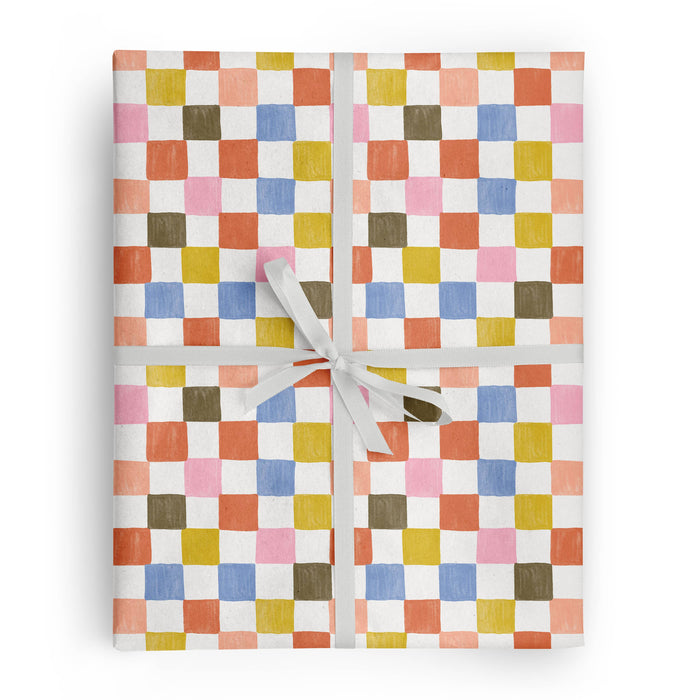 Check Gift Wrap: Roll