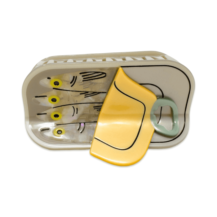 Large Tinned Fish Hair Claw Clip