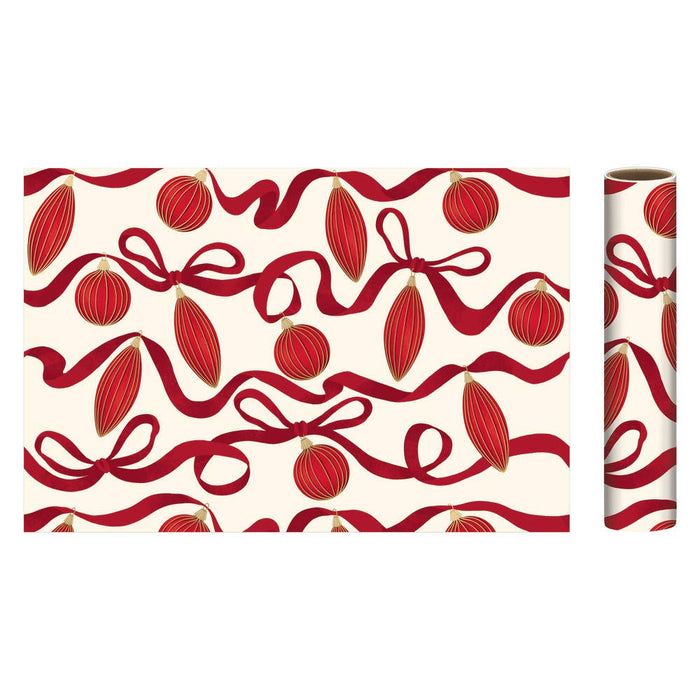Magical Ornaments Premium Metallic Gift Wrap