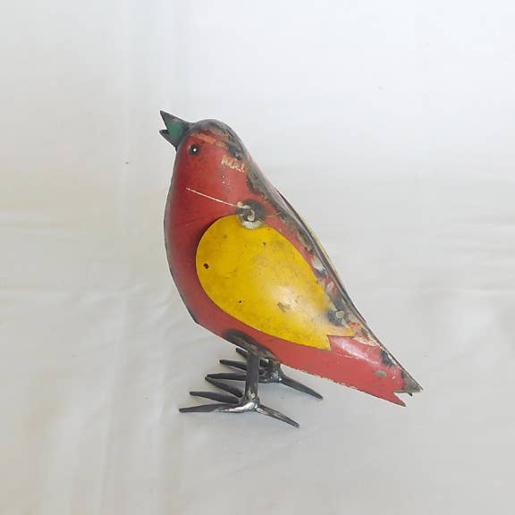 Songbird Recycled Metal Animals