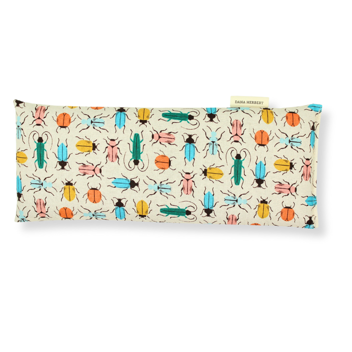 Eye Pillow: Cream Floral / Lavender
