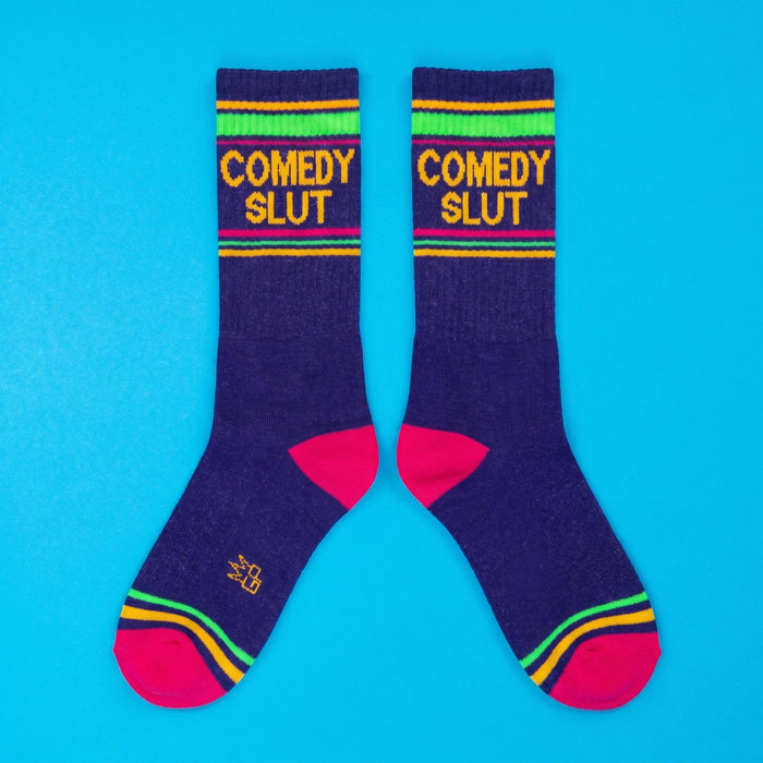 Comedy Slut Gym Crew Socks