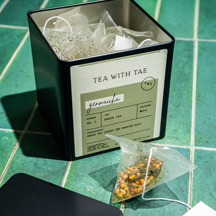 Genmaicha Traditional Green Tea Gift Tin (20 tea bags)