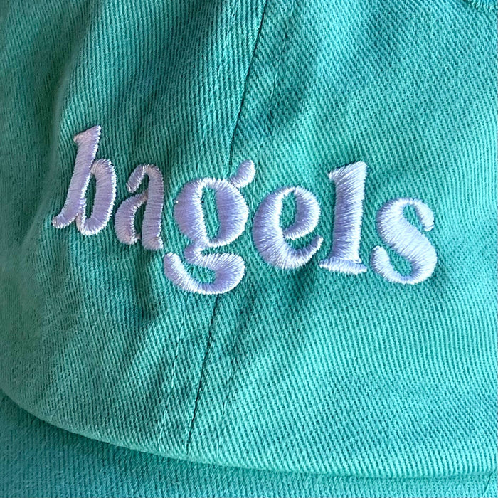 Bagels Baseball Cap Unisex Dad Hat Jewish gifts restaurant: Black