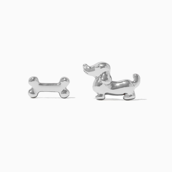 Teeny Tiny Bone Appétit Studs: Gold