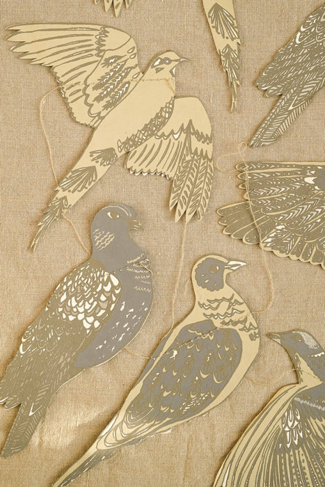 TURTLE DOVES SEWN GARLAND