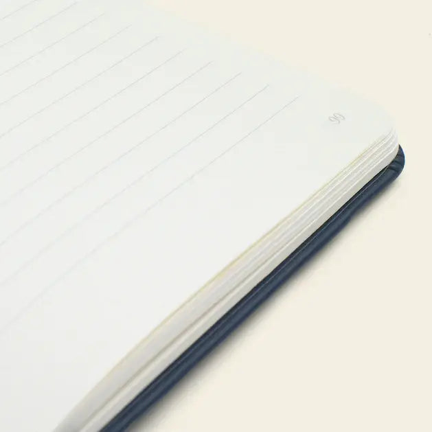 Lined Notebook, PU Leather, Hardcover - Everyday : Green