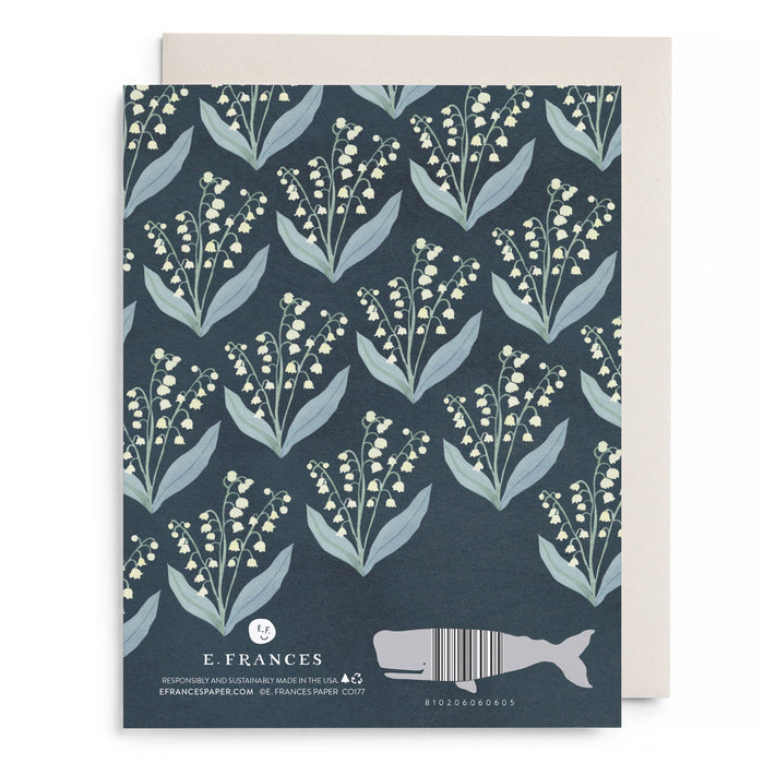 Lily of the Valley Sympathy Greeting Card