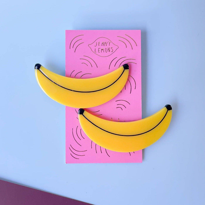 Banana Hair Clip Set