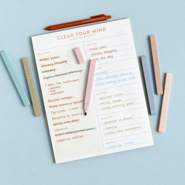 Muted Highlighter Set of 6 Colors
