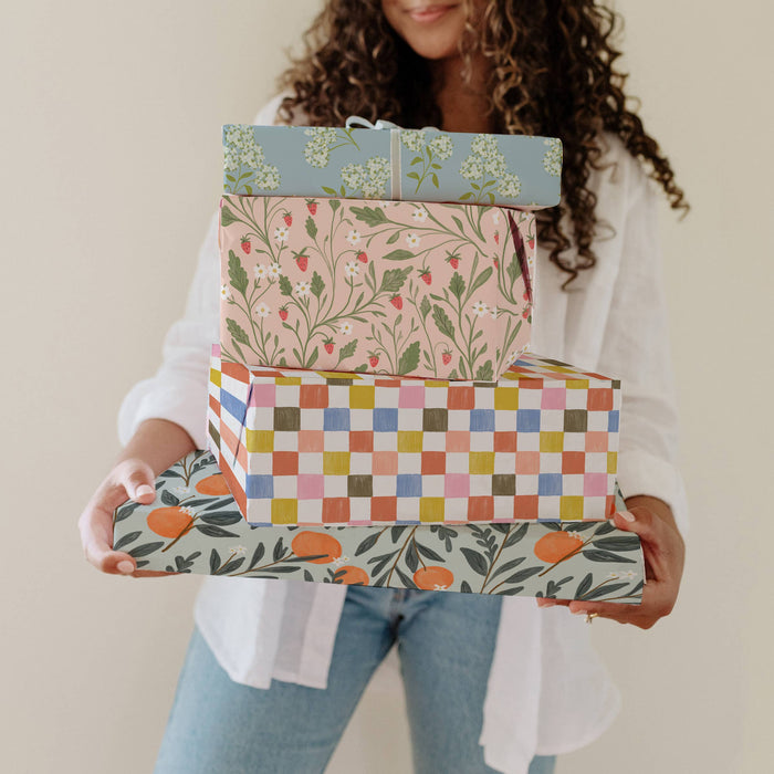 Check Gift Wrap: Roll
