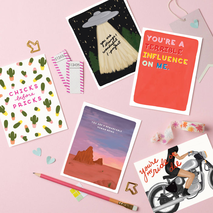 Chicks Before Pricks | Friendship Support Card
