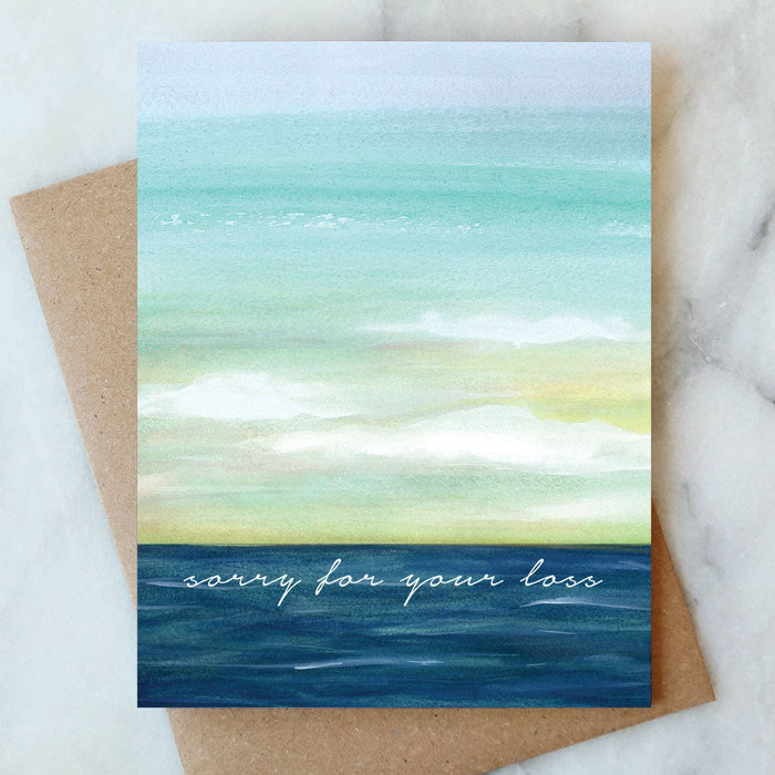 Ocean Sorry For Your Loss Card