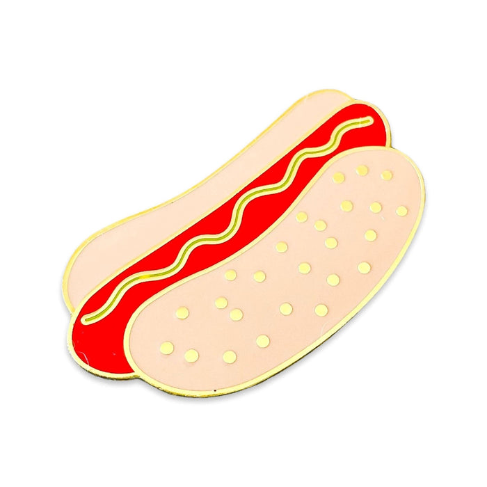 Hot Dog Enamel Pin