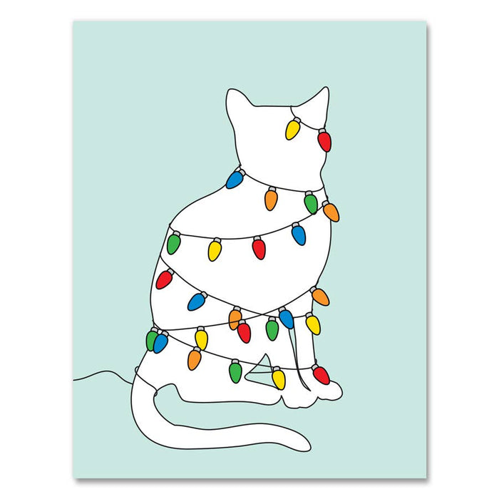 526 - Christmas Cat - A2 card