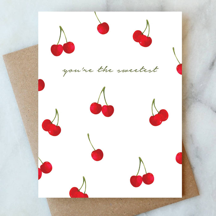 Sweet Cherries Love Card