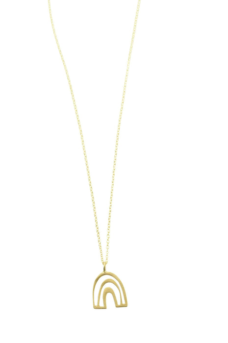 small rainbow necklace