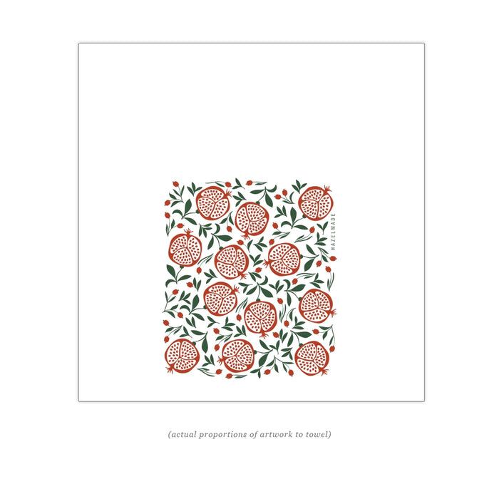 Pomegranates Tea Towel