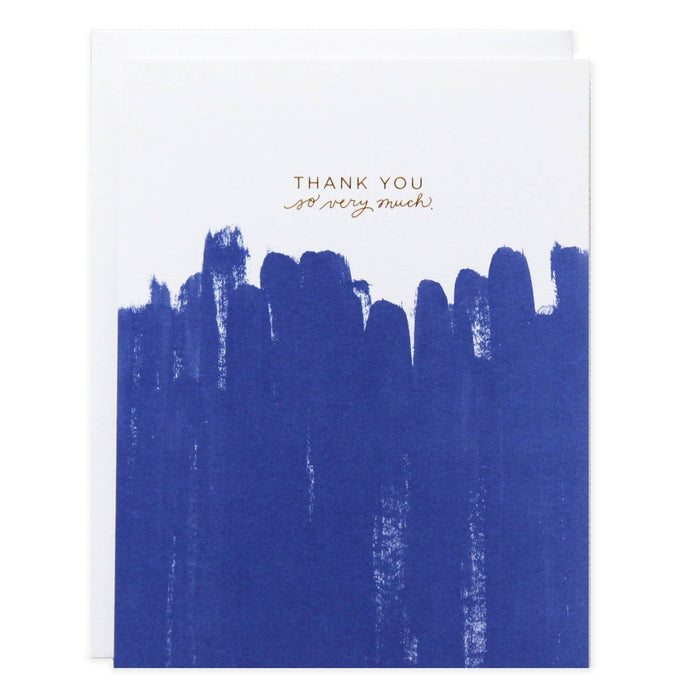 Thank You Brush Greeting Card | Boxed Set of 6