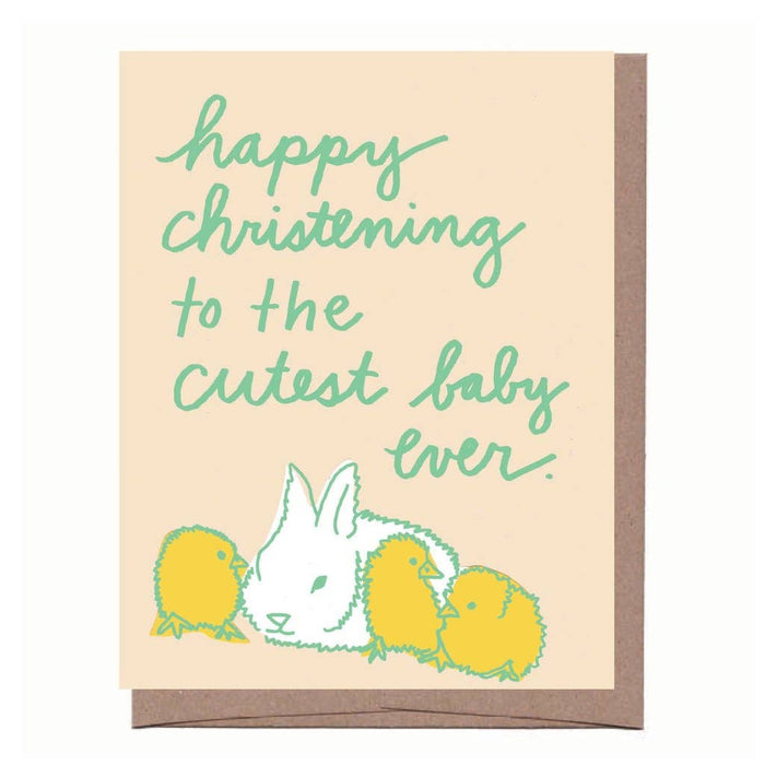 Cute Christening Card