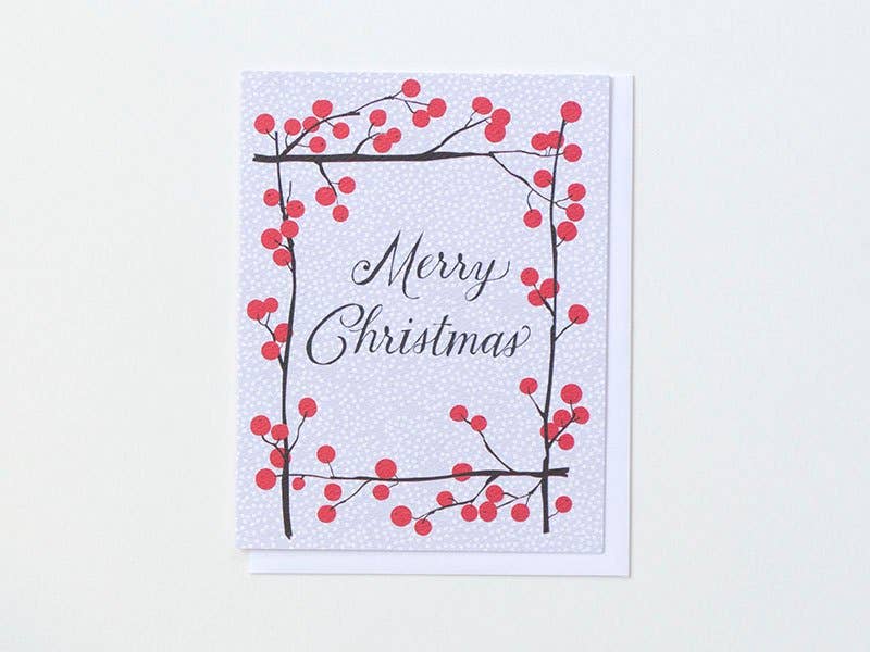 Merry Christmas Ilex Berries