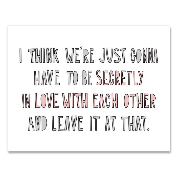 Secretly in Love Card