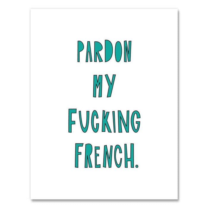 Fucking French Card