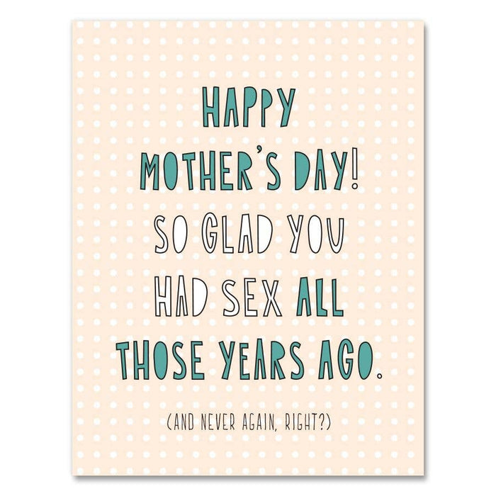 Mother's Day Sex Card