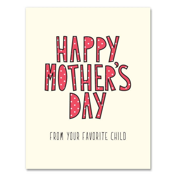 Mom's Favorite Card