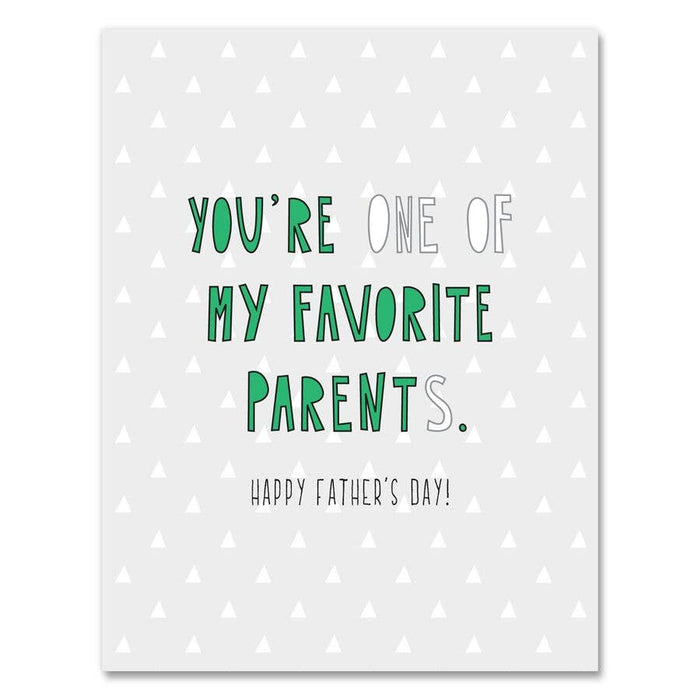 Favorite Parent Father's Day Card