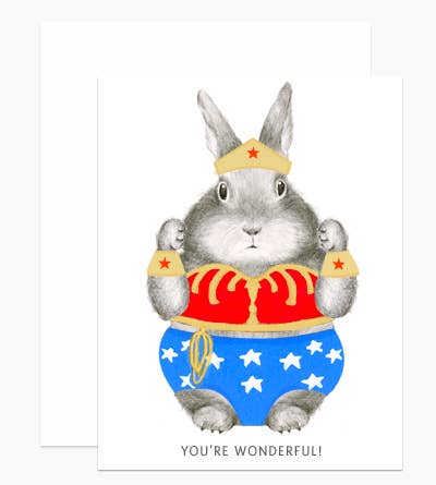 Wonder Bunny Card