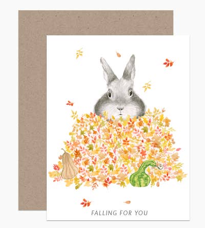 Fall Bunny Card