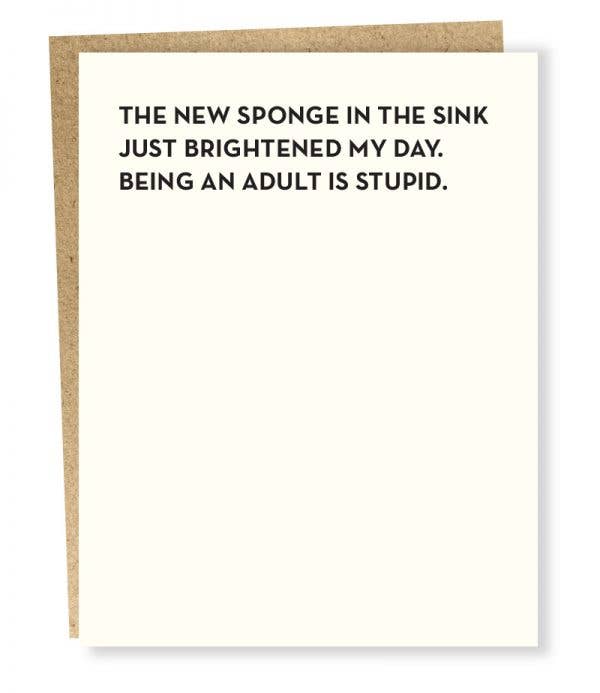 #101 Sponge Card