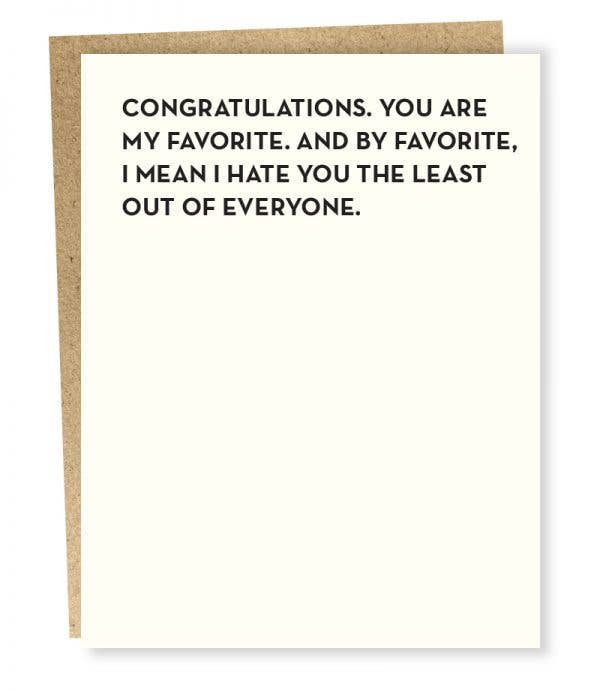 #106 Favorite Card