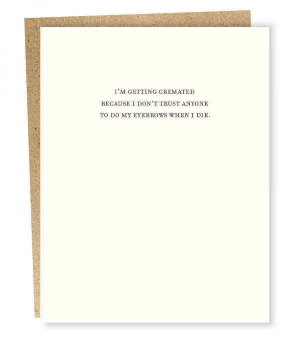 #824 Cremated Card