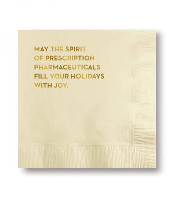 #595 Pharmaceuticals Cocktail Napkins