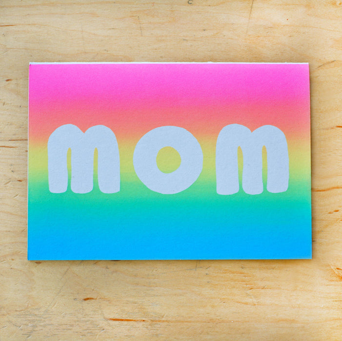 Gradient Rainbow Mom