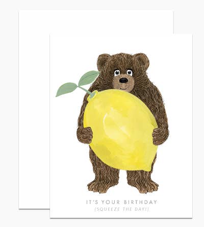 Squeeze the Day Birthday Card