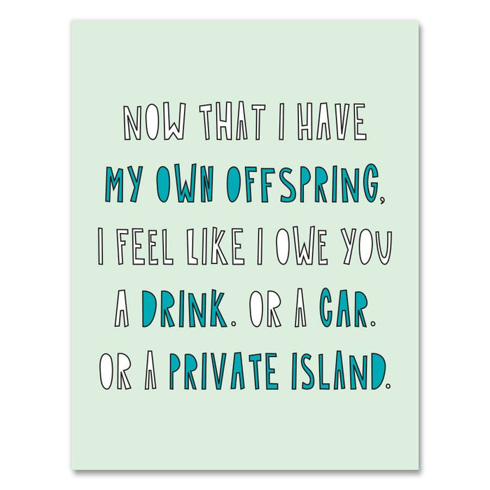 Offspring IOU Card