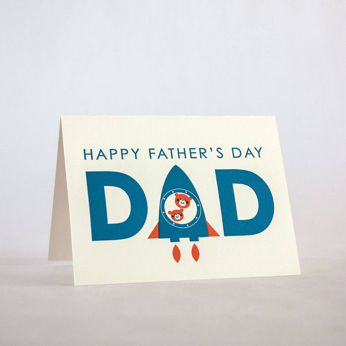 Father's Day Rocket Bear Card